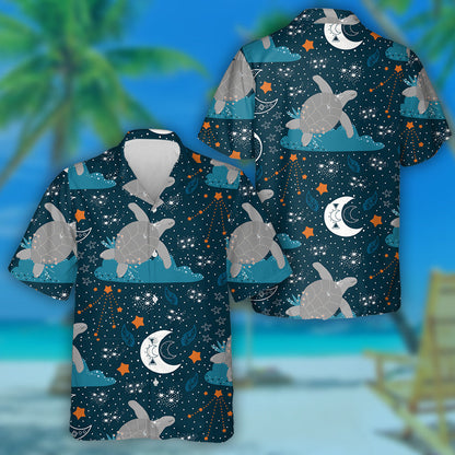 Turtar Farraige Ar Scamall Spéir Starry Le Léine Haváís na Gealaí, Bronntanas Léine Haváíais, Bronntanas Nollag