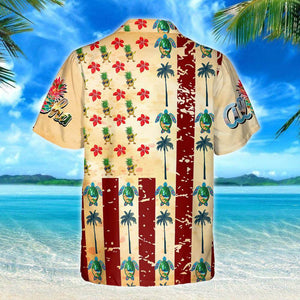 Aloha Summer Vibes Flowers And Leaves On Beige Background Hawaiian Shirt, Hawaiian Shirt Gift, Christmas Gift