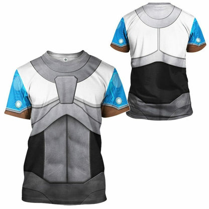 3D Teen Tíotán Cyborg Cosplay Saincheaptha Tshirt Éadaí Hoodie