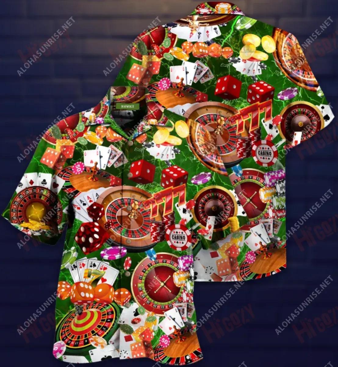 Níl ann ach Fadhb le Cearrbhachas Má tá tú ag Cailliúint Léine Haváíais Unisex Muinchille Samhraidh Gearr-Léine Haváís is Fearr Patrún Léine Haváís, Bronntanas Léine Haváís, Bronntanas Nollag