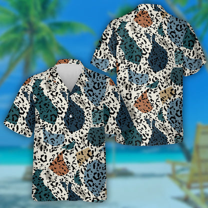 Trendy Colorful De Cruth Agus Scuab Le Léine Haváís Liopard, Bronntanas Léine Haváís, Bronntanas Nollag