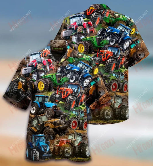 Ní féidir liom sníomh orm Aisling Is Tarracóir Unisex Léine Haváíais Muinchille Samhraidh Gearr Léinte Haváís Saincheaptha Léinte Greannmhar Haváis, Bronntanas Léine Haváís, Bronntanas Nollag