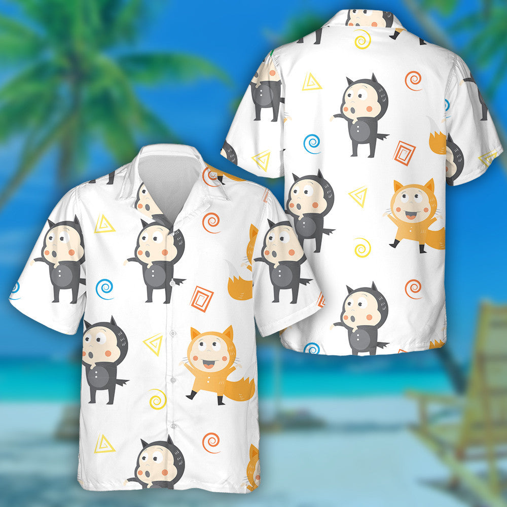 Cartún Leanaí faoi Chulaith Sionnaigh Bheaga Agus Mac Tíre Léine Haváís, Bronntanas Léine Haváís, Bronntanas Nollag