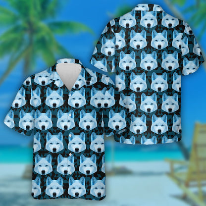 Cat Geoiméadrach Polagánach Teibí Ar Léine Dubh Haváís, Bronntanas Léine Haváíais, Bronntanas Nollag