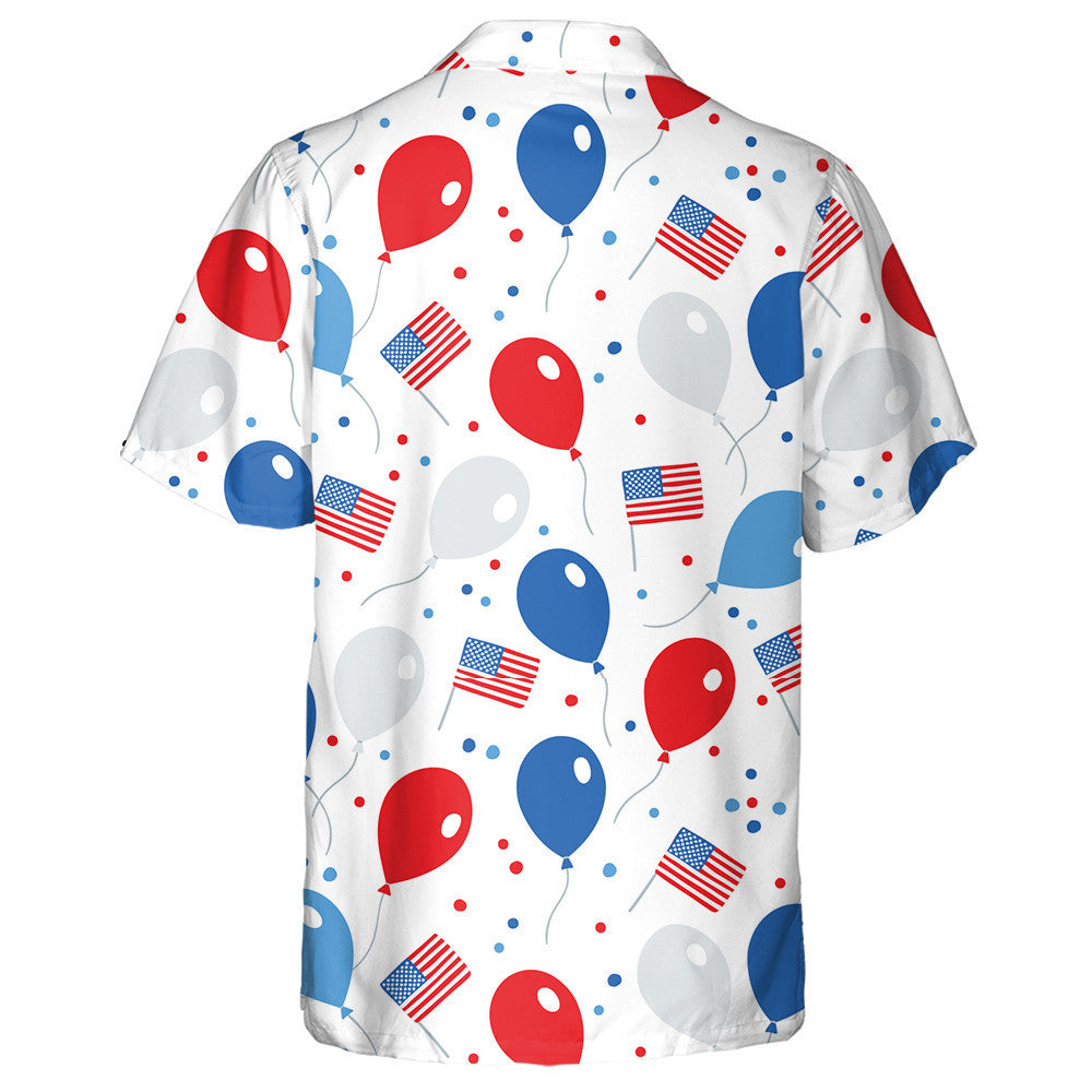 Confetti Balúin Shona Agus Patrún Bratach na Stát Aontaithe Léine Haváíais, Bronntanas Léine Haváíais, Bronntanas Nollag