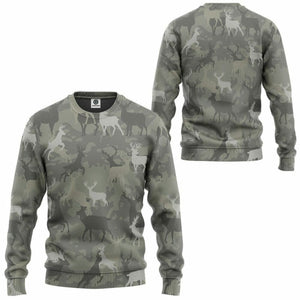 3D Deer Camo Custom Tshirt Hoodie Apparel