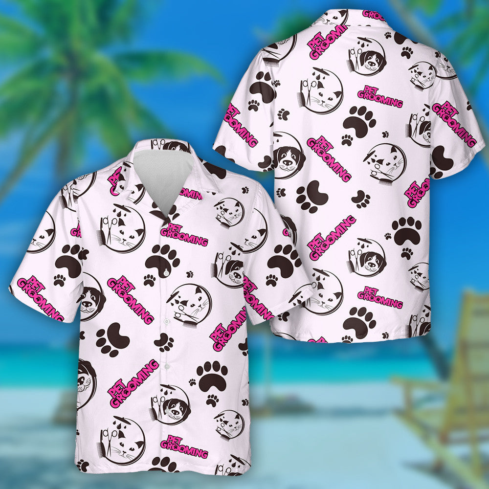 Beagle Dog Pet Grooming And Washing Hawaiian Shirt, Hawaiian For Gift