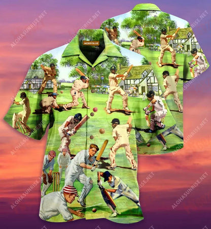 Cricket Swing Big And No Ding Léine Haváí Unisex Muinchille Farraige Gearr Muinchille Oirbheartaíochta Léinte Haváise Greannmhar Léinte Haváise Greannmhar, Bronntanas Léine Haváís, Bronntanas Nollag