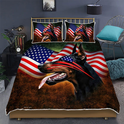 Doberman Pinscher Leapa Cuilt Madraí Meiriceánach Socraigh Leapa Leapa Leapa 3D, Leapa Bronntanas Nollag, Leapa Leapa Nollag