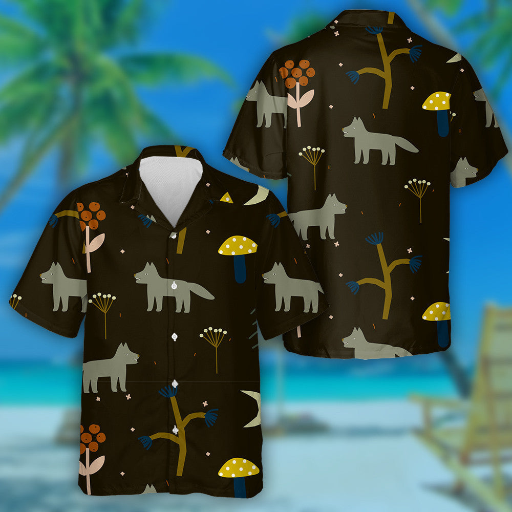 Eilimintí Foraoise Agus Mac Tíre ar Chúlra Dorcha Léine Haváís, Bronntanas Léine Haváíais, Bronntanas Nollag