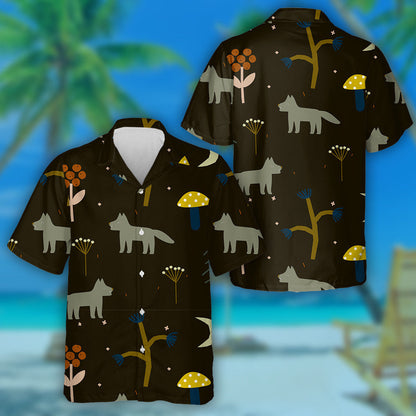 Eilimintí Foraoise Agus Mac Tíre ar Chúlra Dorcha Léine Haváís, Bronntanas Léine Haváíais, Bronntanas Nollag