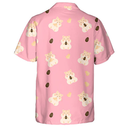 Hamster Ith Im Le Síolta Lus na Gréine ar Chúlra Bándearg Léine Haváís, Bronntanas Léine Haváís, Bronntanas Nollag