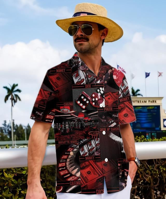 Cearrbhachas Maroon Agus Dearadh Dubh Léine Haváís, Léine Haváíais, Bronntanas Nollag