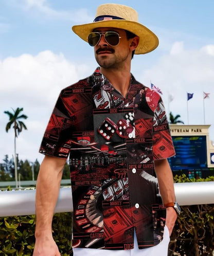 Cearrbhachas Maroon Agus Dearadh Dubh Léine Haváís, Léine Haváíais, Bronntanas Nollag