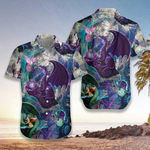 Mythology Dragon 3D All Over Printed Hawaiian Shirt,Hawaiian Shirt Gift, Christmas Gift