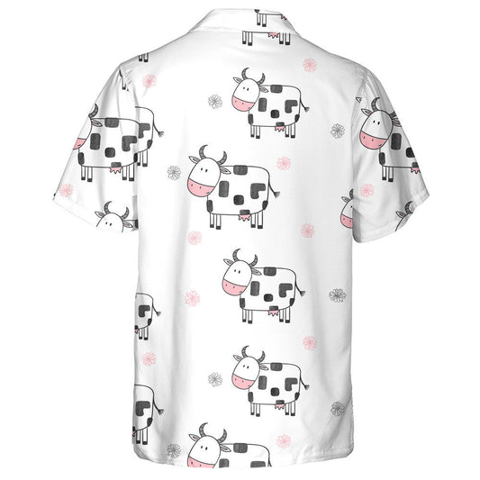 Stíl Doodle Ba Cartúin gleoite Agus Léine Bláth Líne Haváis, Bronntanas Léine Haváís, Bronntanas Nollag