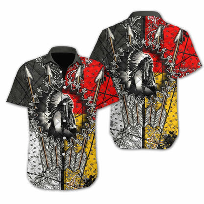 Native American Arrow Colorful Pattern Hawaiian Shirt,Hawaiian Shirt Gift, Christmas Gift