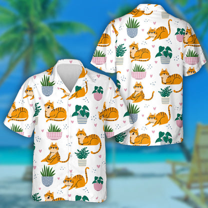 Cartún Cait Dearga Greannmhar agus Plandaí i bPota Léine Haváís, Bronntanas Léine Haváíais, Bronntanas Nollag