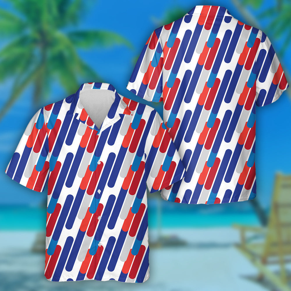 Dear Línte Trasnánacha Dinimiciúla Mósáic Mósáic Trí dhath Stáit Aontaithe Mheiriceá Léine Haváíais, Bronntanas Léine Haváíais, Bronntanas Nollag