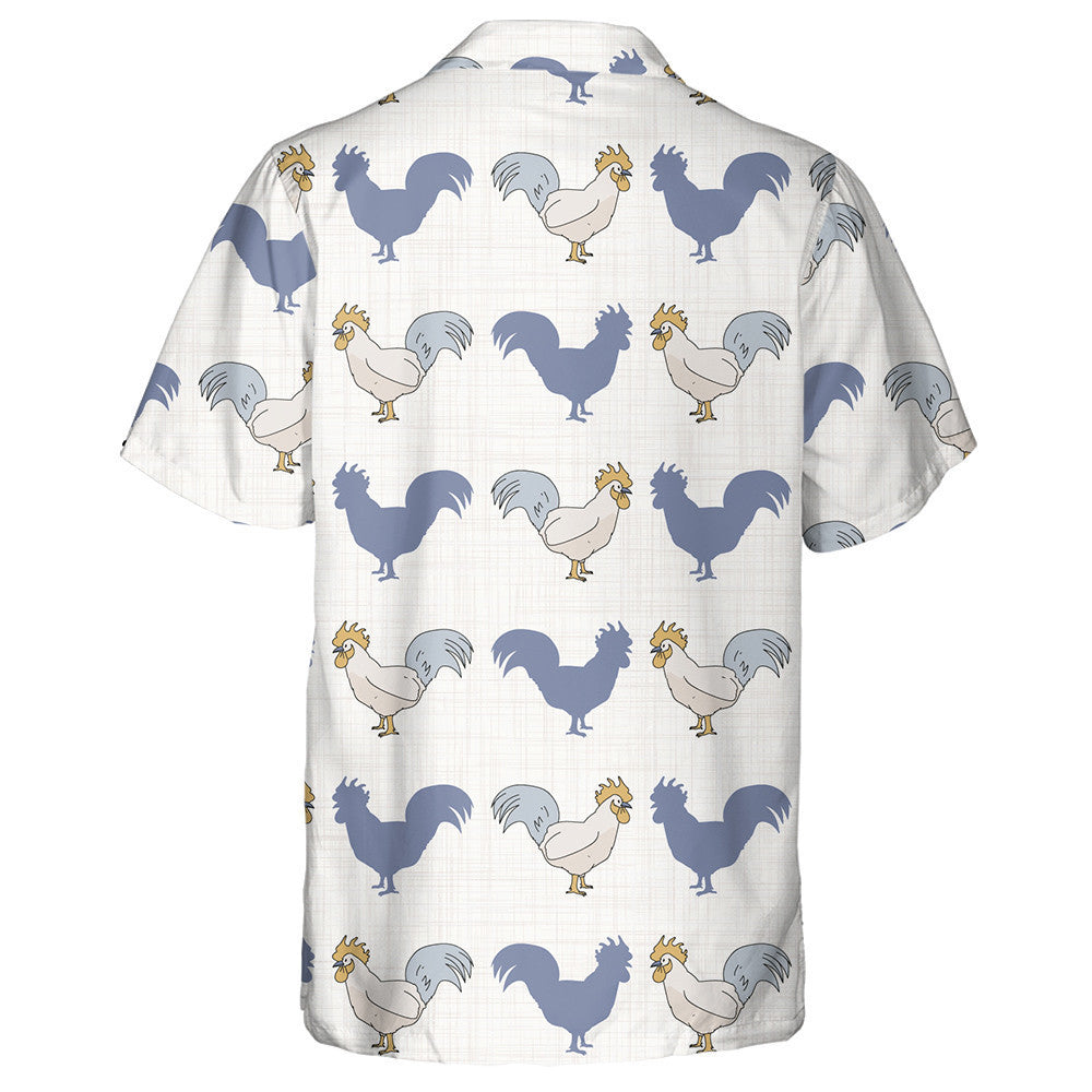 Sicín gleoite Agus a Ahadow Ar Chúlra Liath Léine Haváís, Bronntanas Léine Haváís, Bronntanas Nollag