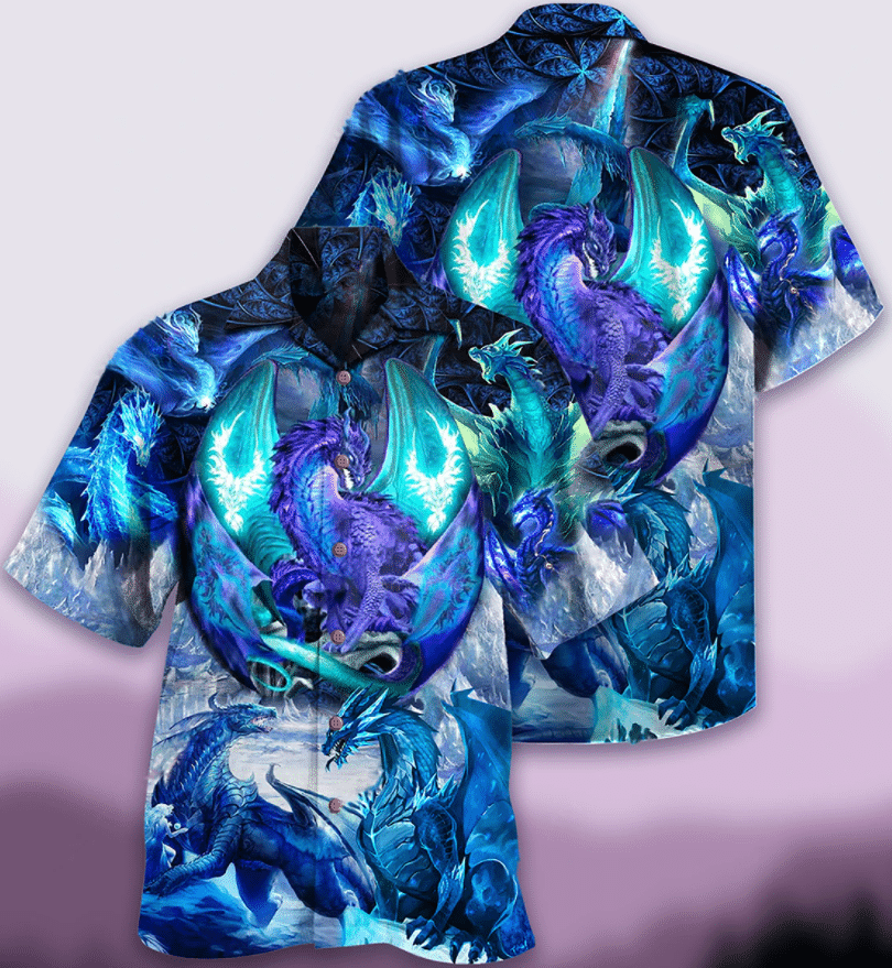 Dragon Love Life Cúlra Uafásach Dearadh Léine Haváís, Bronntanas Léine Haváise, Bronntanas Nollag