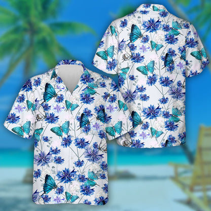 Bláthanna Coirn Gorma Lámhtharraingthe agus Féileacáin Léine Haváí, Haváise le haghaidh Bronntanais