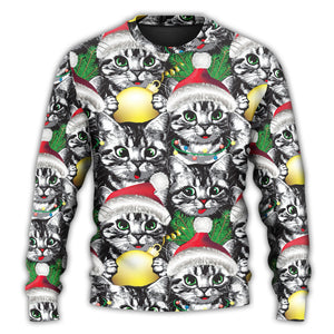 Christmas Meowy Xmas Cat Lover Ugly Christmas Sweater, Christmas Gift, Gift Christmas 2024