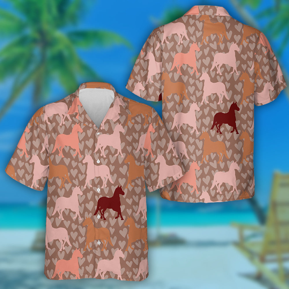 Abstract Colorful Hearts Duaithníocht Le Capall Léine Haváís, Bronntanas Léine Haváís, Bronntanas Nollag