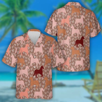 Abstract Colorful Hearts Duaithníocht Le Capall Léine Haváís, Bronntanas Léine Haváís, Bronntanas Nollag