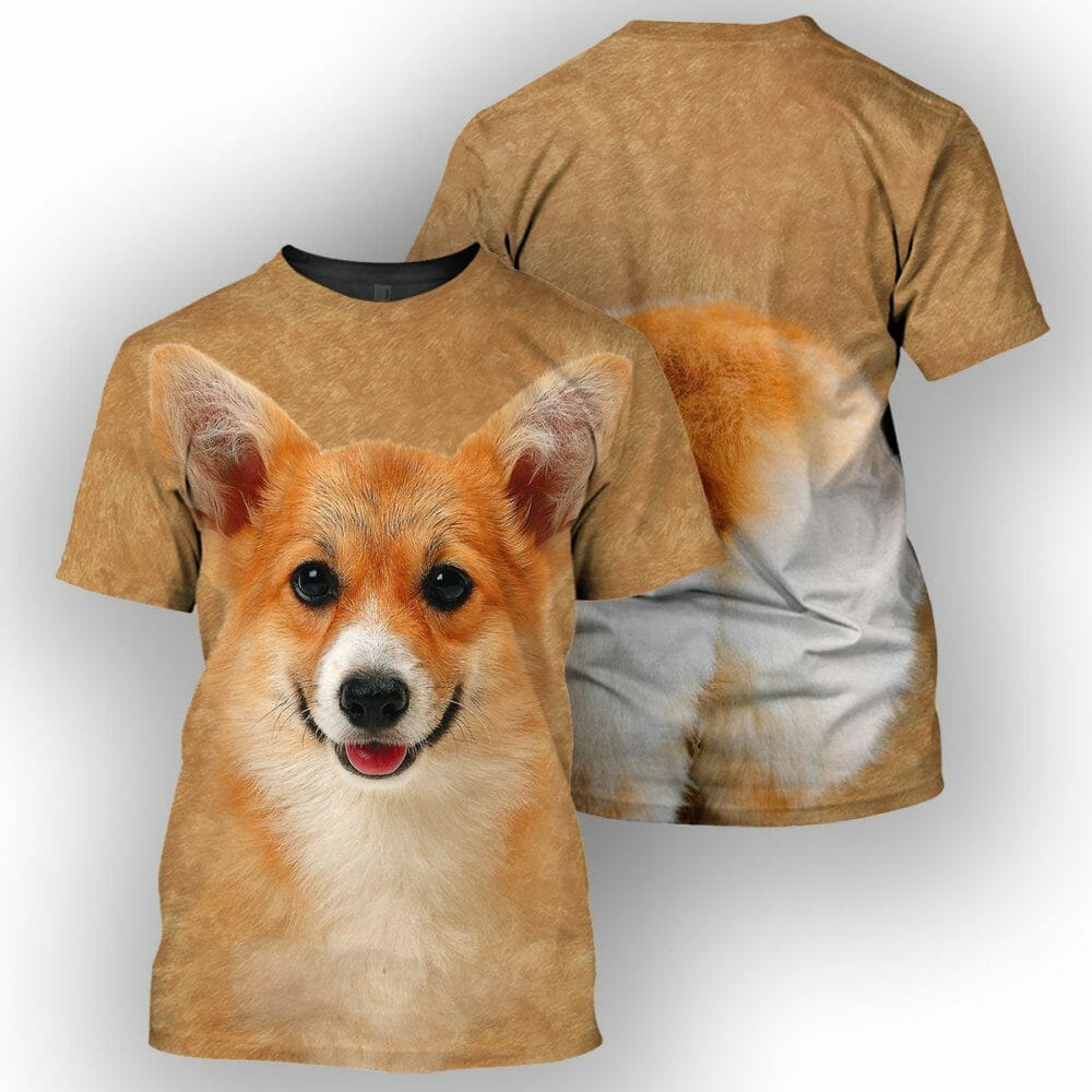 Corgi - Éadaí Cochaillín Tléine Clóbhuailte Léine 3D