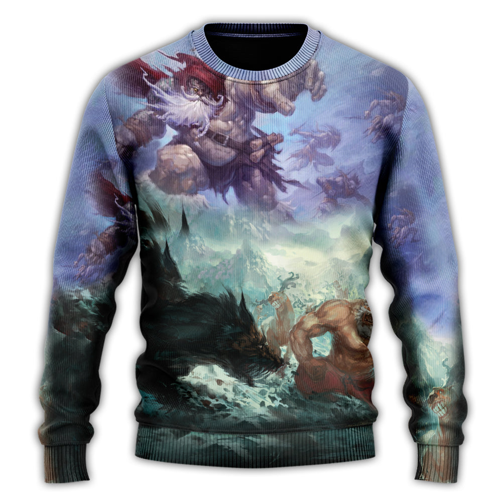 Daidí na Nollag Cath Dhomhanda Dorcha Geansaí Nollag Gránna, Bronntanas Nollag, Bronntanas Nollag 2024