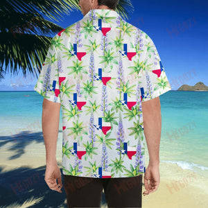 Amazing Texas Bluebonnet Hawaiian Shirt Vacation Short Sleeve Hawaiian Crazy Shirts Hawaiian Shirts For Women, Hawaiian Shirt Gift, Christmas Gift