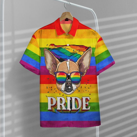 Colorful Pride Awesome Background Design Hawaiian Shirt, Hawaiian For Gift