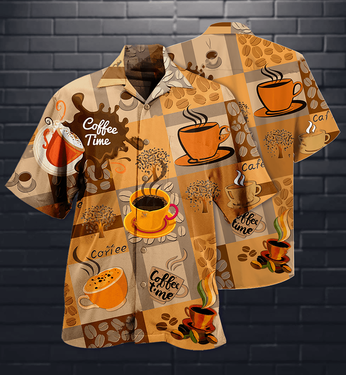 Coffee Time - Hawaiian Shirt, Hwaiian For Gift
