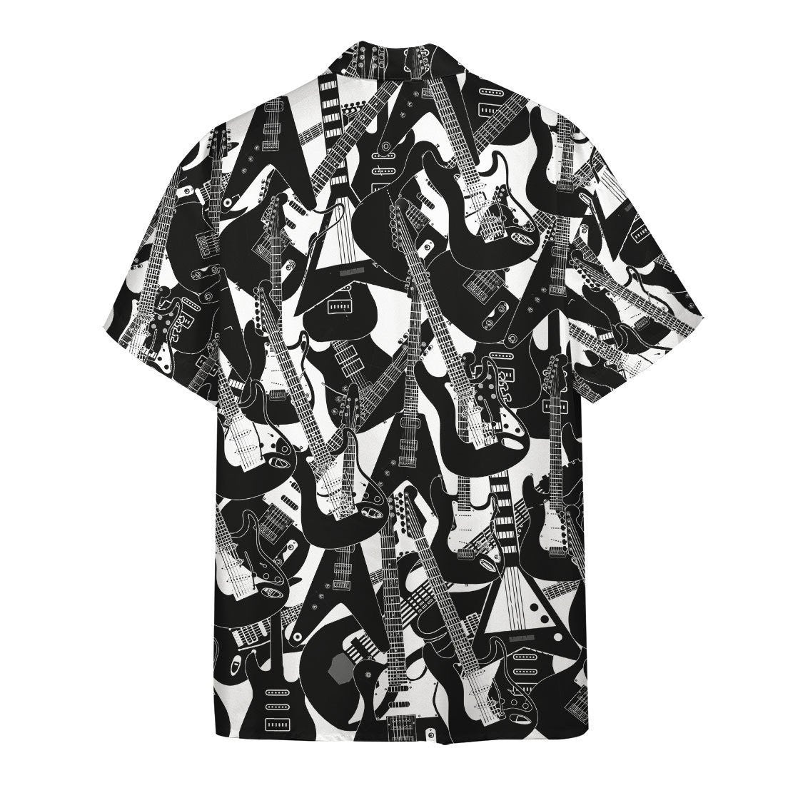 Electric Guitar Artistic Background Design Hawaiian Shirt,Hawaiian Shirt Gift, Christmas Gift