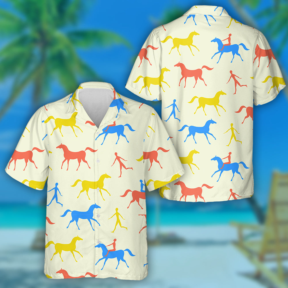 Gluaiseacht Fear Agus Capall Léine Haváís Dearg Gorm Agus Buí, Bronntanas Léine Haváíais, Bronntanas Nollag