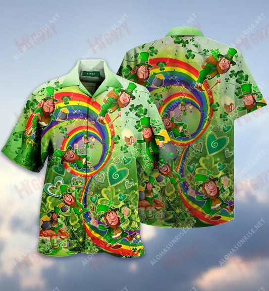 Tá Ádh mór ag Creidiúint go bhfuil T-ádh ort Léine Gearr muinchille Laethanta Saoire Léinte T Haváíacha Léinte Haváíais Oirbheartaíochta do Mhná, Bronntanas Léine Haváís, Bronntanas Nollag