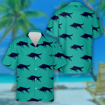 Scáthchruthanna Gorma Dorcha Mac Tíre Feargach Ar Léine Glas Haváís, Bronntanas Léine Haváíais, Bronntanas Nollag