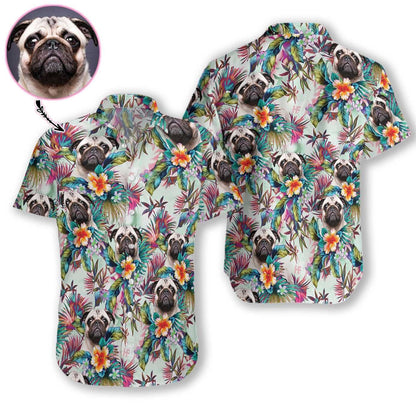 Madra Le Bláthanna Trópaiceacha Grianghraf Saincheaptha Léine Haváís, Bronntanas Léine Haváís, Bronntanas Nollag