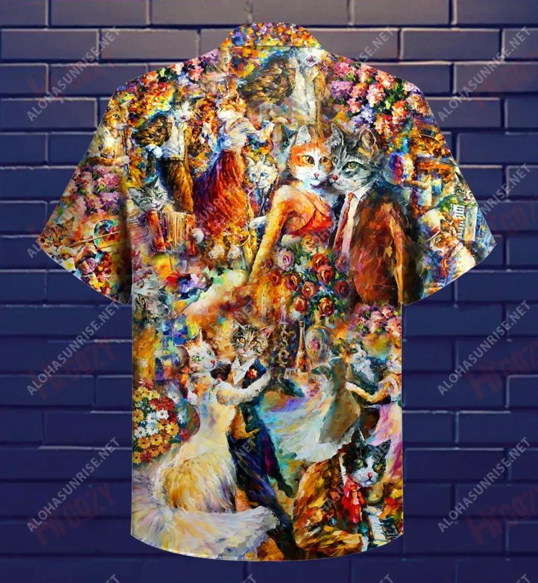 Fuaim an Chait Rince Léine Gearr Muinchille Unisex Aigéan T Léinte Haváís Seanréalta Léinte Haváís Patrún Léine Haváíais, Bronntanas Léine Haváís, Bronntanas Nollag