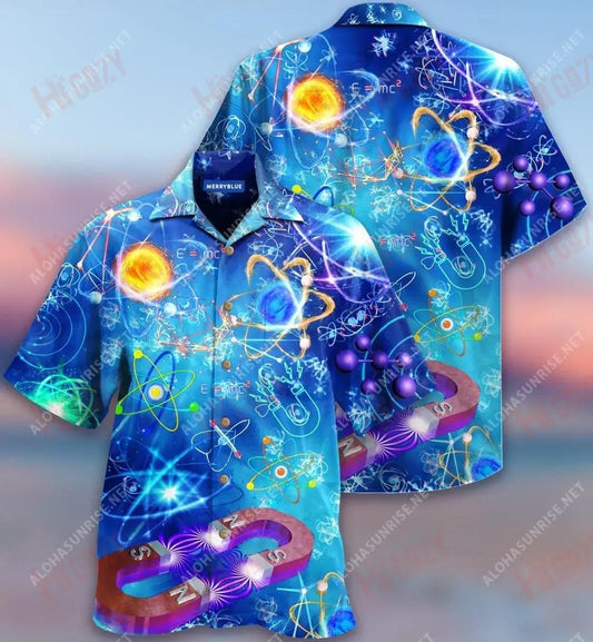 Ní Thiomáineann an Fhisic Mise Léine Haváíach Unisex DÚsachtach Aigéan Muinchille Gearr Léinte Seanré Haváíais Léinte Greannmhar Haváís, Bronntanas Léine Haváís, Bronntanas Nollag