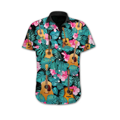 Love Music Giotár Dearadh Tropical Léine Haváís, Haváís For Gift