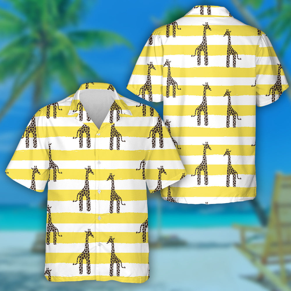 Péinteáil Patrún Sioráf Leanbh Buí Agus Bán Stráice Léine Haváís, Bronntanas Léine Haváís, Bronntanas Nollag