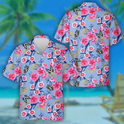 Téama an Earraigh Móinéar Bándearg faoi Bhláth Milis agus Léine Haváís Féileacán, Bronntanas Léine Haváís, Bronntanas Nollag