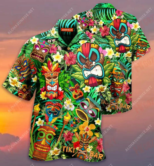 Ná Tiki Mise Léine Haváíach Unisex Caitheamh aimsire Muinchille Gearr Na Léinte Haváise is Fearr Léinte Greannmhar Haváís, Bronntanas Léine Haváís, Bronntanas Nollag