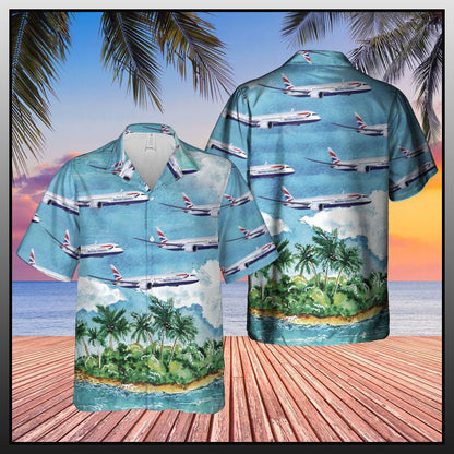 British airways plane hawaiian shirt ,Hawaiian Shirt Gift, Christmas Gift