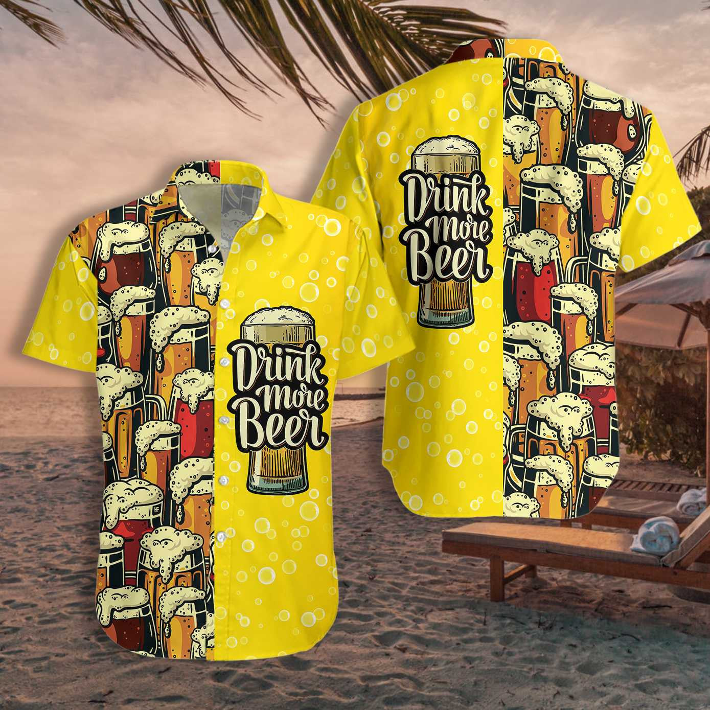 I Love Drinking More Beer Hawaiian Shirt, Hawaiian For Gift