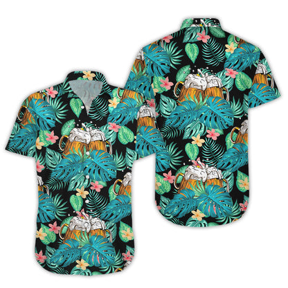 Buy Beer Tropical Hawaiian Shirt -Hawaiian Shirt Gift, Christmas Gift