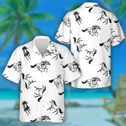 Hand Drawn Sketch Style Portraits Of Leopards Hawaiian Shirt, Hawaiian Shirt Gift, Christmas Gift