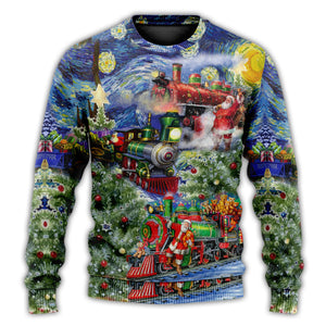 Christmas The Gift Train Arrives At The Wharf Ugly Christmas Sweater, Christmas Gift, Gift Christmas 2024